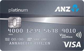 ANZ Platinum Credit Card Image