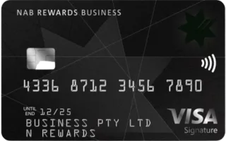 NAB Rewards Business Signature Card